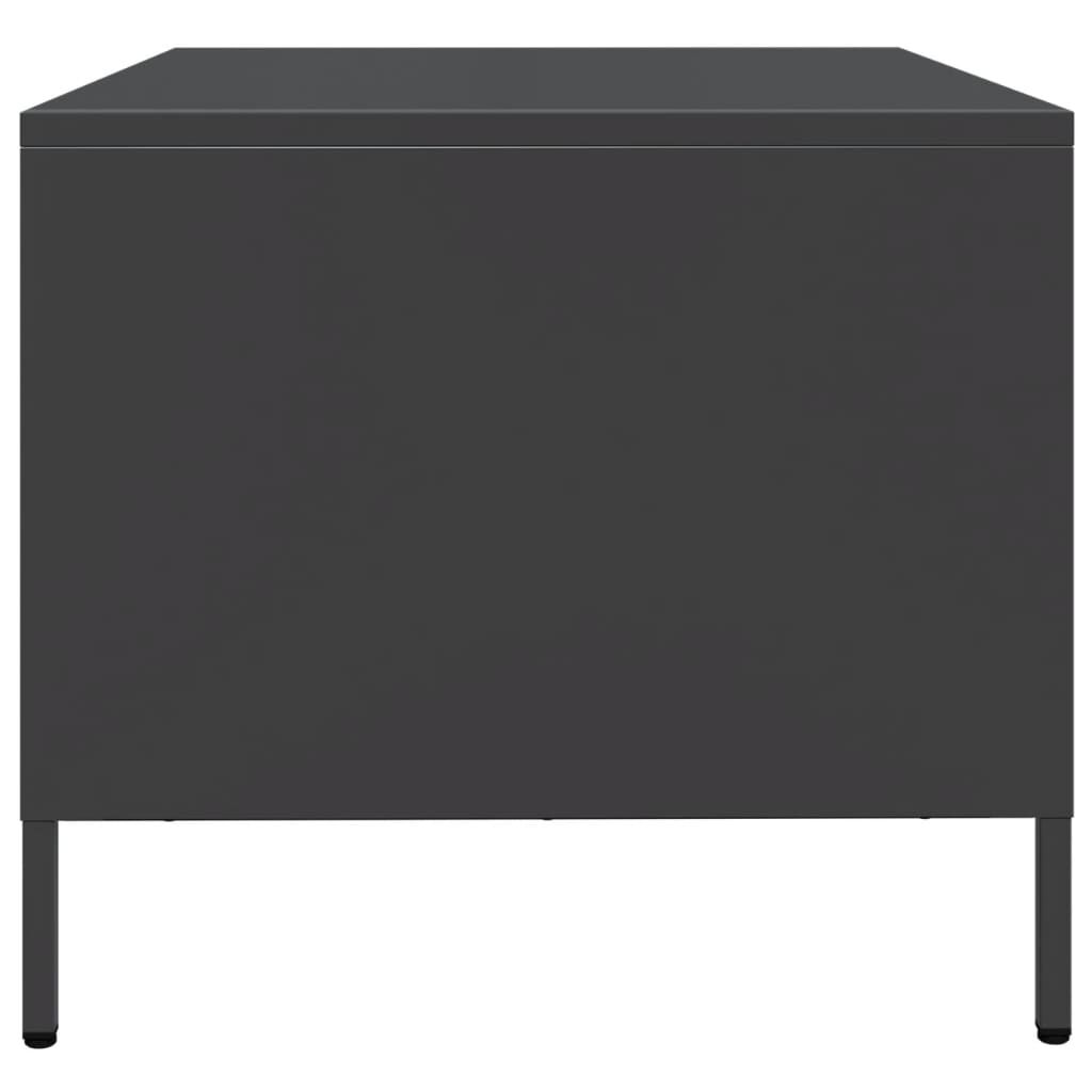 vidaXL Έπιπλο Τηλεόρασης Μαύρο 68x50x43,5 εκ. Χάλυβας Ψυχρής Έλασης