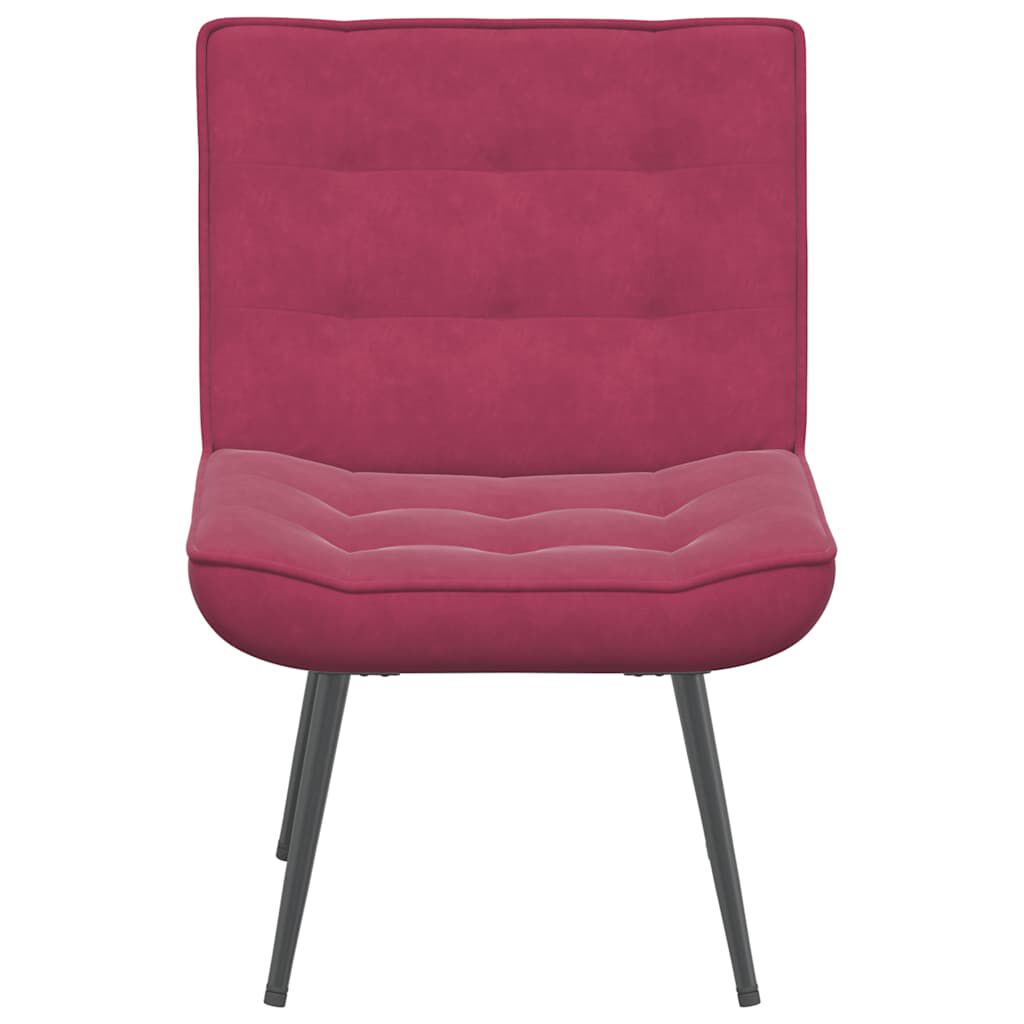 vidaXL Καρέκλα χαλάρωσης Wine Red 64x74x84 cm Velvet