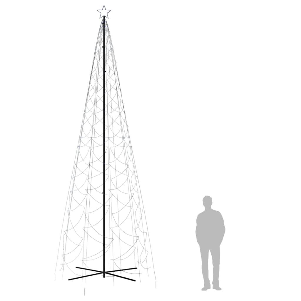 vidaXL Χριστουγεννιάτικο Δέντρο Κώνος 1400 LED Μπλε 160 x 500 εκ.