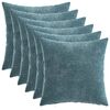 vidaXL &Mu;&alpha;&xi;&iota;&lambda;ά&rho;&iota; 6 &tau;&mu;&chi;. HEERLEN &Mu;&pi;&lambda;&epsilon; 35 x 35 cm Ύ&phi;&alpha;&sigma;&mu;&alpha; Chenille