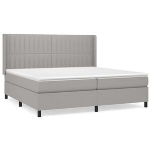 vidaXL &Kappa;&rho;&epsilon;&beta;ά&tau;&iota; Boxspring &mu;&epsilon; &Sigma;&tau;&rho;ώ&mu;&alpha; &Alpha;&nu;&omicron;&iota;&chi;&tau;ό &Gamma;&kappa;&rho;&iota; 200x200 &epsilon;&kappa;. &Upsilon;&phi;&alpha;&sigma;&mu;ά&tau;&iota;&nu;&omicron;