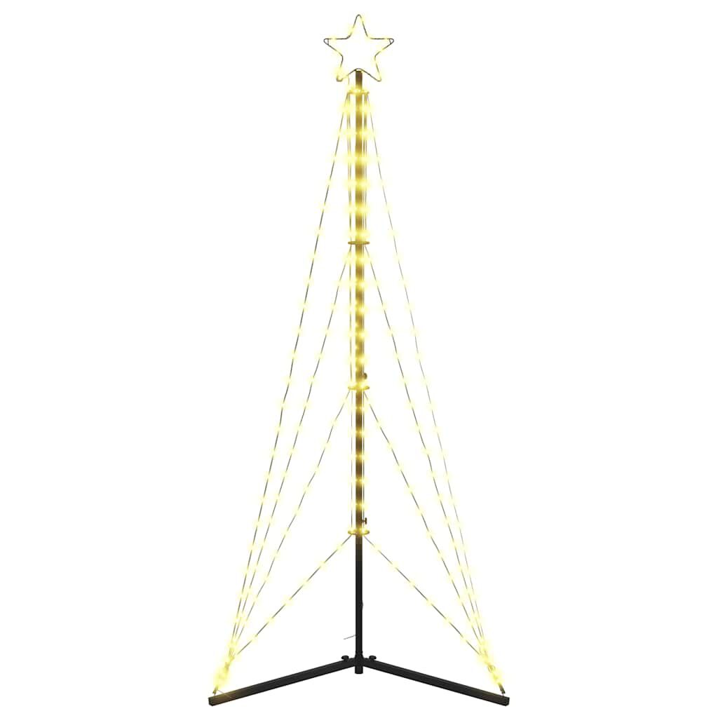 vidaXL Χριστουγεννιάτικο δέντρο LED 363 LED Θερμό Λευκό 182 εκ.
