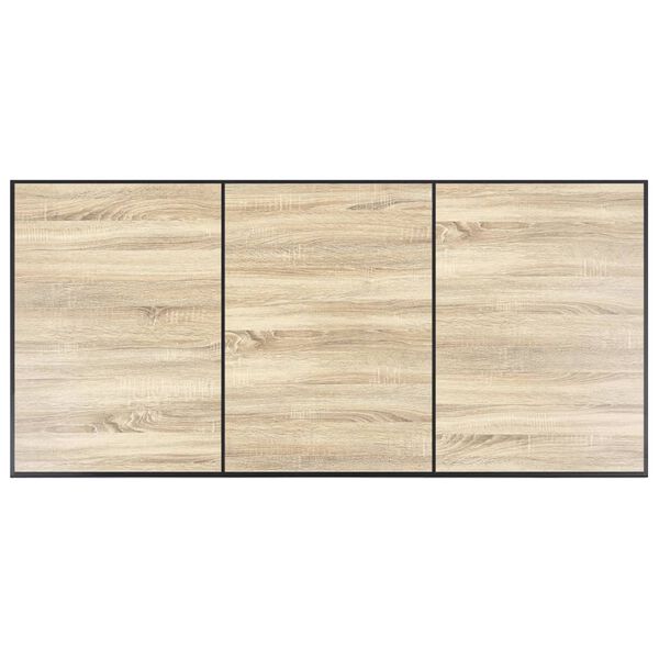 vidaXL Τραπεζαρία Χρώμα Δρυός 200 x 100 x 75 εκ. από MDF