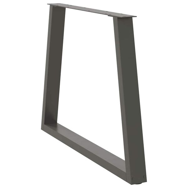 vidaXL Πόδια Τραπεζαρίας Σχήματος V 3 τεμ. Ανθρακί 100x(72-73,3) εκ. Ατσάλι