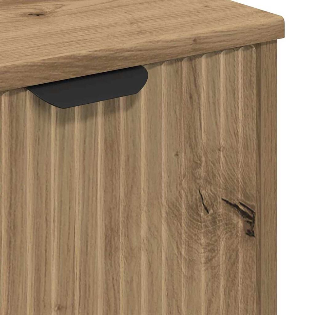 vidaXL Ντουλάπα Νιπτήρα Mπάνιου artisan δρυς 60.5 x 33.5 x 61 εκ