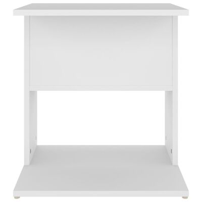 vidaXL Τραπέζι Βοηθητικό Λευκό 45 x 45 x 48 εκ. από Μοριοσανίδα