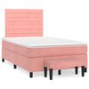 vidaXL &Kappa;&rho;&epsilon;&beta;ά&tau;&iota; Boxspring &mu;&epsilon; &Sigma;&tau;&rho;ώ&mu;&alpha; &Rho;&omicron;&zeta; 120x190 &epsilon;&kappa;. &Beta;&epsilon;&lambda;&omicron;ύ&delta;&iota;&nu;&omicron;