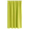vidaXL Κουρτίνες με κουρτίνες 2 pcs Λαχανί 140x140cm Πολυεστέρας