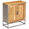 vidaXL Ντουλάπι 65 x 30 x 70 εκ. Ανακυκλωμένο Ξύλο Teak & Ατσάλι