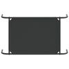vidaXL Ανυψωμένο κρεβάτι σκύλου μαύρο 90x50x20 cm ύφασμα Οξφόρδης