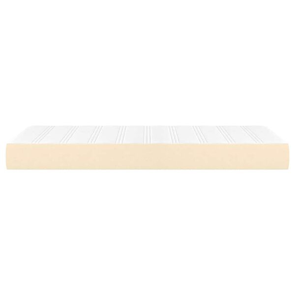 vidaXL Στρώμα με Pocket Springs για Παιδιά Κρεμ 80x160εκ Υφασμάτινο