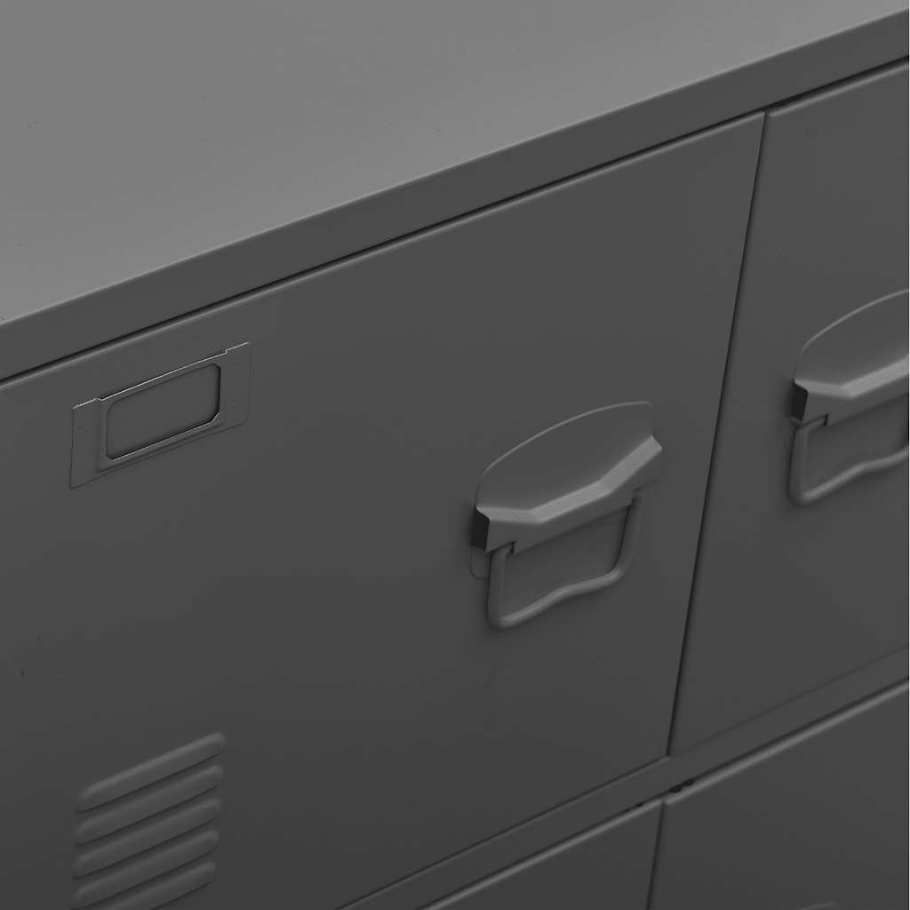 vidaXL Αρχειοθήκη Βιομηχανικού Στιλ Ανθρακί 75 x 40 x 80 εκ. Ατσάλινη