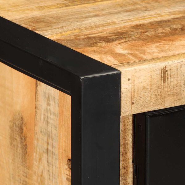 vidaXL Μπουφές 55x35x70 εκ. από Μασίφ Ακατέργαστο Ξύλο Μάνγκο