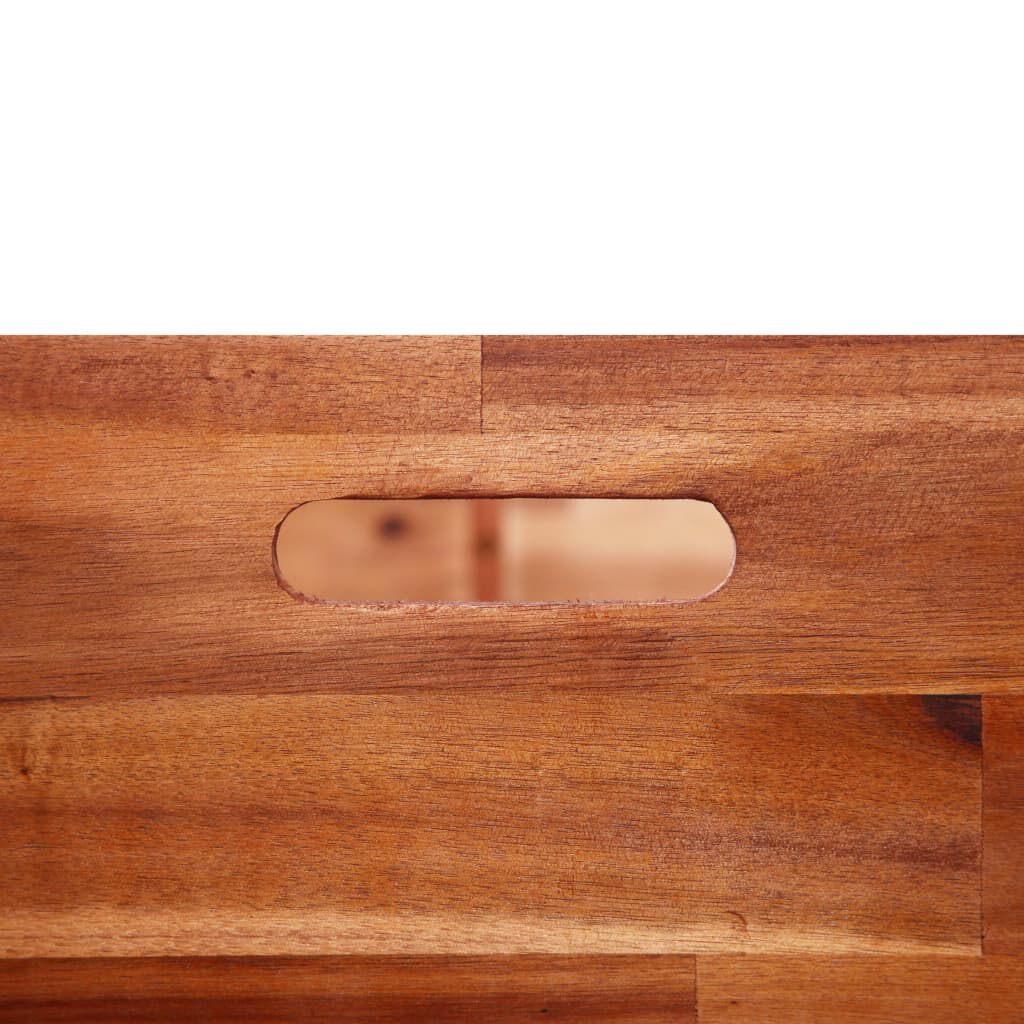 vidaXL Ζαρντινιέρα Υπερυψωμένη 200 x 50 x 50 εκ. από Ξύλο Ακακίας