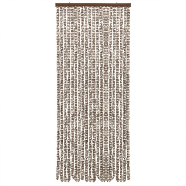 vidaXL Σήτα Εντόμων Taupe / Λευκό 56 x 200 εκ. από Σενίλ