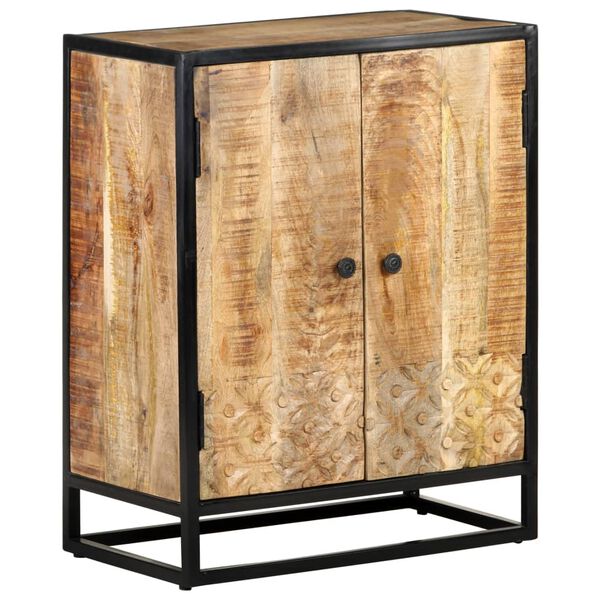 vidaXL Ντουλάπι Σκαλιστό στο Χέρι 60x35x75 εκ. από Μασίφ Ξύλο Μάνγκο