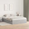vidaXL Σκελετός Κρεβατιού Γκρι sonoma 150 x 200 cm Επεξεργασμένο ξύλο