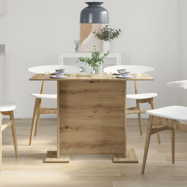 vidaXL Τραπεζαρία Αρτισιανή Δρυς 110x60x75 εκ. από Επεξεργασμένο Ξύλο