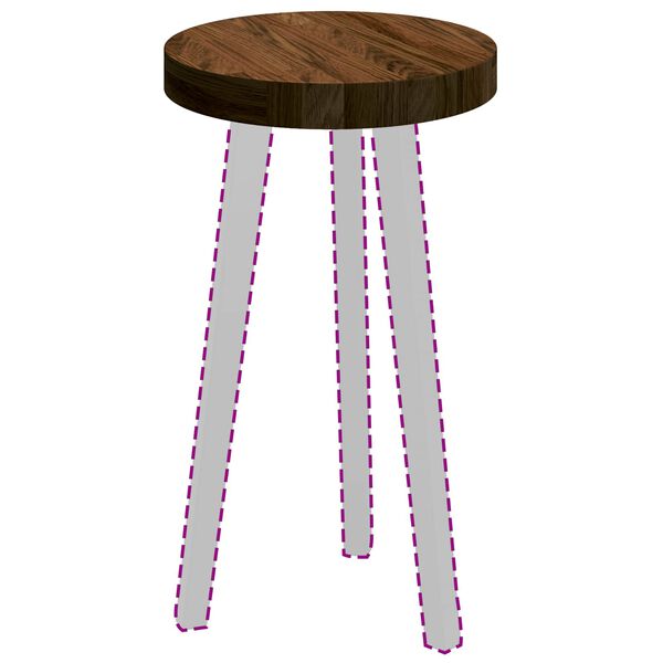 vidaXL &Kappa;&alpha;&pi;ά&kappa;&iota; &tau;&rho;&alpha;&pi;&epsilon;&zeta;&iota;&omicron;ύ &Alpha;&nu;&omicron;&iota;&chi;&tau;ό &kappa;&alpha;&phi;έ &Oslash; 30 x 4 cm &Sigma;&tau;&epsilon;&rho;&epsilon;ό &Xi;ύ&lambda;&omicron; &Delta;&rho;&upsilon;ό&sigmaf;