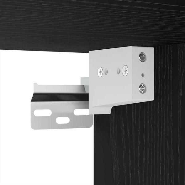 vidaXL Σετ επίπλου τηλεόρασης 4 pcs Μαύρη Δρυς 30.5 x 30 x 90 cm
