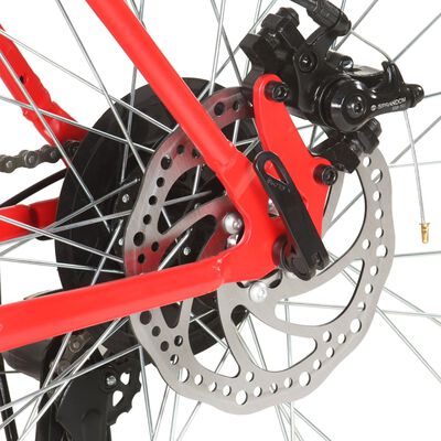 vidaXL Ποδήλατο Mountain 27,5'' Κόκκινο με 21 Ταχύτητες 38 εκ.
