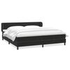 vidaXL &Kappa;&rho;&epsilon;&beta;ά&tau;&iota; Box Spring &mu;&epsilon; &sigma;&tau;&rho;ώ&mu;&alpha;&tau;&alpha; &Mu;&alpha;ύ&rho;&omicron; 200x220 cm &Beta;&epsilon;&lambda;&omicron;ύ&delta;&iota;&nu;&omicron;