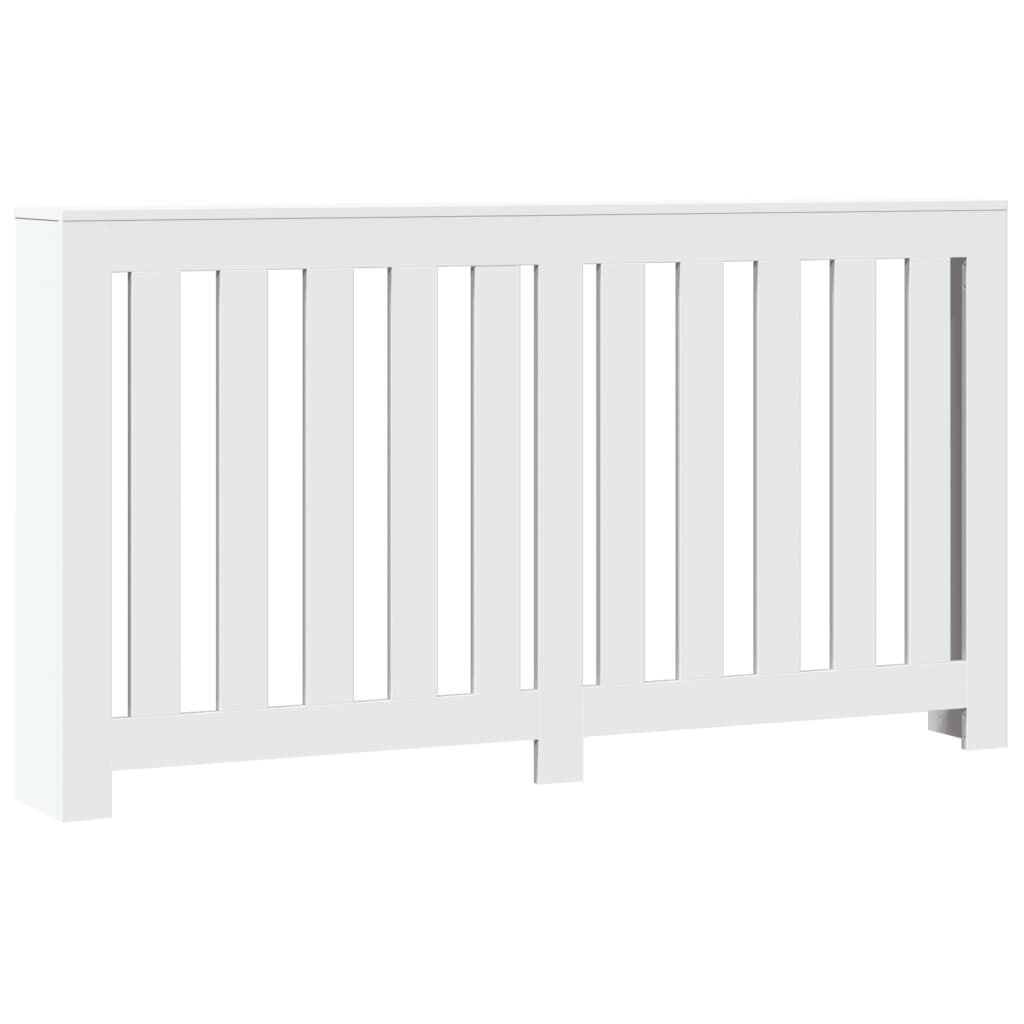 vidaXL Κάλυμμα Καλοριφέρ Λευκό 149x20x82 εκ. από Επεξεργασμένο Ξύλο