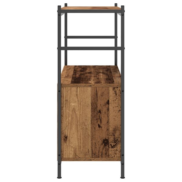 vidaXL Βιβλιοθήκη Καπνιστής Δρυς 80x30x78,5 εκ από Σύνθετο Ξύλο