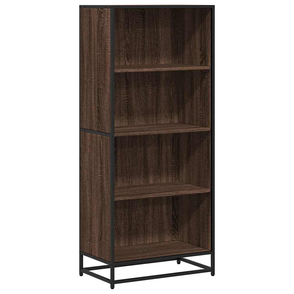 vidaXL Βιβλιοθήκη καφέ δρυς 60x35x139 cm Ξύλινη κατασκευή