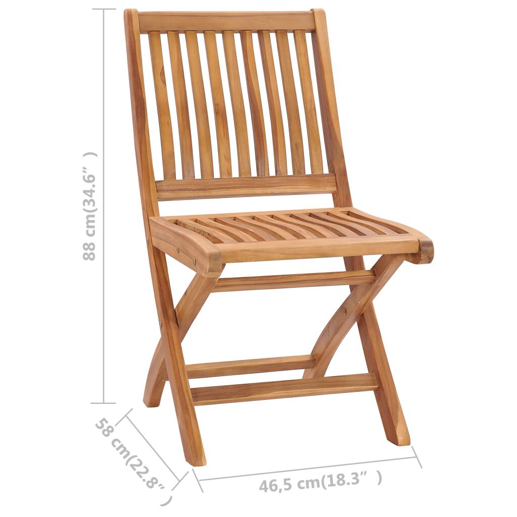 vidaXL Καρέκλες Κήπου 2 τεμ. από Μασίφ Ξύλο Teak με Γαλάζια Μαξιλάρια