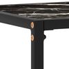 vidaXL Τραπέζι Κονσόλα Μαύρο 60 x 35 x 75 εκ. από Ψημένο Γυαλί