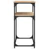 vidaXL Τραπέζι Κονσόλα Sonoma Δρυς 100x35,5x75 εκ. Επεξεργασμένο Ξύλο