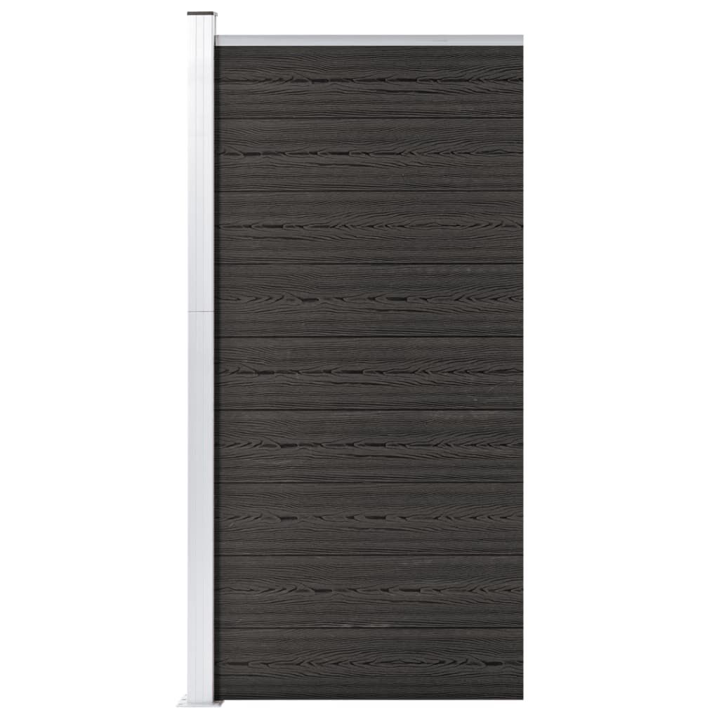 vidaXL Πάνελ Περίφραξης Γκρι 95 x 186 εκ. από WPC