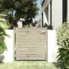 vidaXL Πόρτα Κήπου 100x100 εκ. από Ανοξείδωτο Ατσάλι