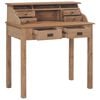 vidaXL Γραφείο 90 x 50 x 100 εκ. από Μασίφ Ξύλο Teak