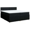 vidaXL &Kappa;&rho;&epsilon;&beta;ά&tau;&iota; Boxspring &mu;&epsilon; &Sigma;&tau;&rho;ώ&mu;&alpha; &Mu;&alpha;ύ&rho;&omicron; 200x200 &epsilon;&kappa;. &Upsilon;&phi;&alpha;&sigma;&mu;ά&tau;&iota;&nu;&omicron;