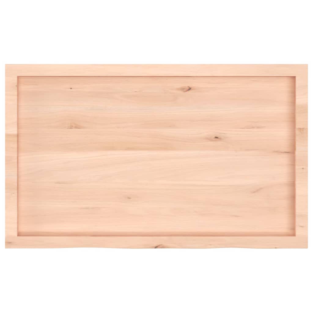 vidaXL Επιφάνεια Τραπεζιού 100x60x(2-4)εκ Ακατέργαστο Μασίφ Ξύλο Δρυός
