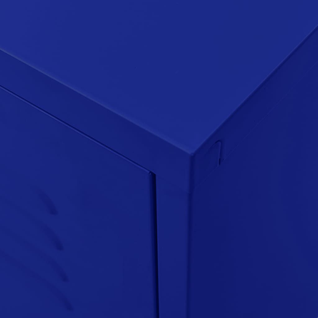vidaXL Έπιπλο Τηλεόρασης Ναυτικό Μπλε 105x35x50 εκ. από Ατσάλι