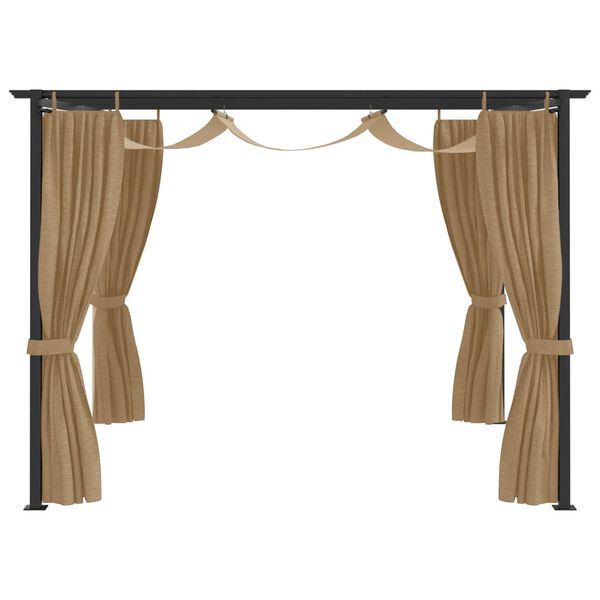 vidaXL &Kappa;&iota;ό&sigma;&kappa;&iota; &Chi;&rho;ώ&mu;&alpha; Taupe 4 x 3 &mu;.