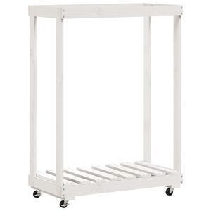 vidaXL &Xi;&upsilon;&lambda;&omicron;&theta;ή&kappa;&eta; &mu;&epsilon; &Tau;&rho;&omicron;&chi;&omicron;ύ&sigmaf; &Lambda;&epsilon;&upsilon;&kappa;ή 76,5x40x108 &epsilon;&kappa;. &alpha;&pi;ό &Mu;&alpha;&sigma;ί&phi; &Xi;ύ&lambda;&omicron; &Pi;&epsilon;ύ&kappa;&omicron;&upsilon;