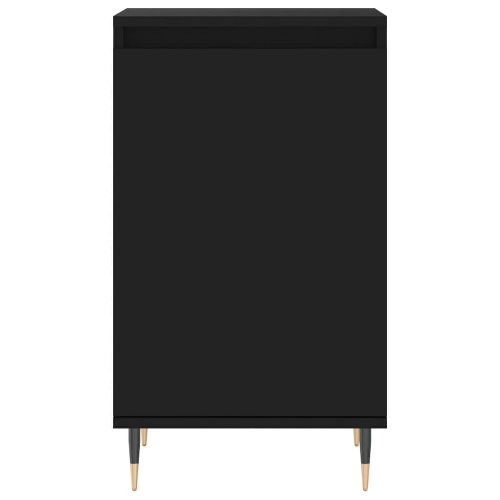 vidaXL Ντουλάπια 2 τεμ. Μαύρα 40 x 35 x 70 εκ. από Επεξεργασμένο Ξύλο