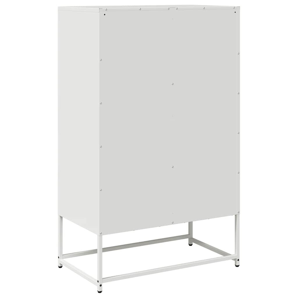 vidaXL Ντουλάπι Λευκό 68x39x111,5 εκ. από Χάλυβα