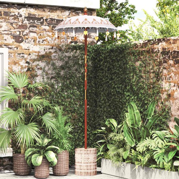 vidaXL &Mu;&pi;&alpha;&lambda;&iota;&nu;έ&zeta;&iota;&kappa;&eta; &omicron;&mu;&pi;&rho;έ&lambda;&alpha; &mu;&epsilon; &beta;ά&sigma;&eta; &Kappa;&rho;&epsilon;&mu; 95 x 95 x 260 &epsilon;&kappa;. &Beta;&alpha;&mu;&beta;ά&kappa;&iota;