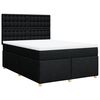 vidaXL &Kappa;&rho;&epsilon;&beta;ά&tau;&iota; Boxspring &mu;&epsilon; &Sigma;&tau;&rho;ώ&mu;&alpha; &Mu;&alpha;ύ&rho;&omicron; 140x200 &epsilon;&kappa;. &Upsilon;&phi;&alpha;&sigma;&mu;ά&tau;&iota;&nu;&omicron;