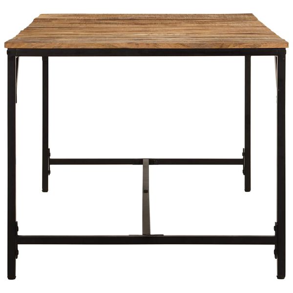 vidaXL Τραπεζαρία 180 x 90 x 75 εκ. από Μασίφ Ακατέργαστο Ξύλο Μάνγκο