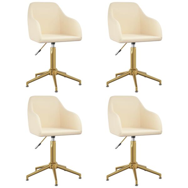 vidaXL &Kappa;&alpha;&rho;έ&kappa;&lambda;&epsilon;&sigmaf; &Tau;&rho;&alpha;&pi;&epsilon;&zeta;&alpha;&rho;ί&alpha;&sigmaf; &Pi;&epsilon;&rho;&iota;&sigma;&tau;&rho;&epsilon;&phi;ό&mu;&epsilon;&nu;&epsilon;&sigmaf; 4 &tau;&epsilon;&mu;. &Kappa;&rho;&epsilon;&mu; &Beta;&epsilon;&lambda;&omicron;ύ&delta;&iota;&nu;&epsilon;&sigmaf;