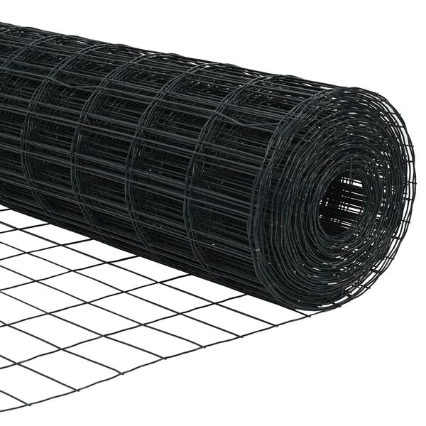 vidaXL Euro Fence με 7 Στενούς Πότσες 0.4x10 μ Γαλβανισμένος Χάλυβας
