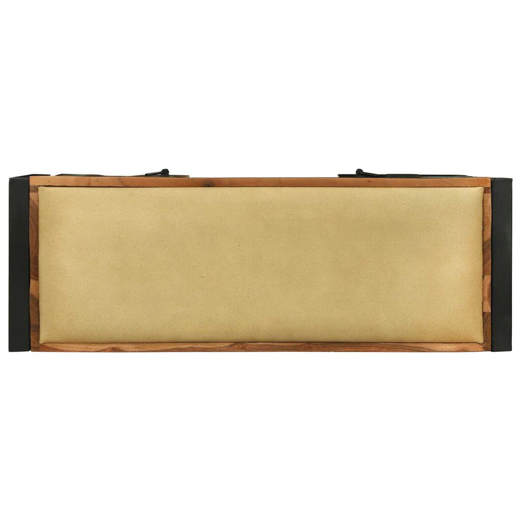 vidaXL Παγκάκι Επίπλου Πολύχρωμο 100x35x50 εκ. Στέρεο Ξύλο Ανακυκλωμένο
