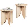 vidaXL Τραπεζάκι σαλονιού 2 pcs Φυσικό 41.5 x 41.5 x 44 cm