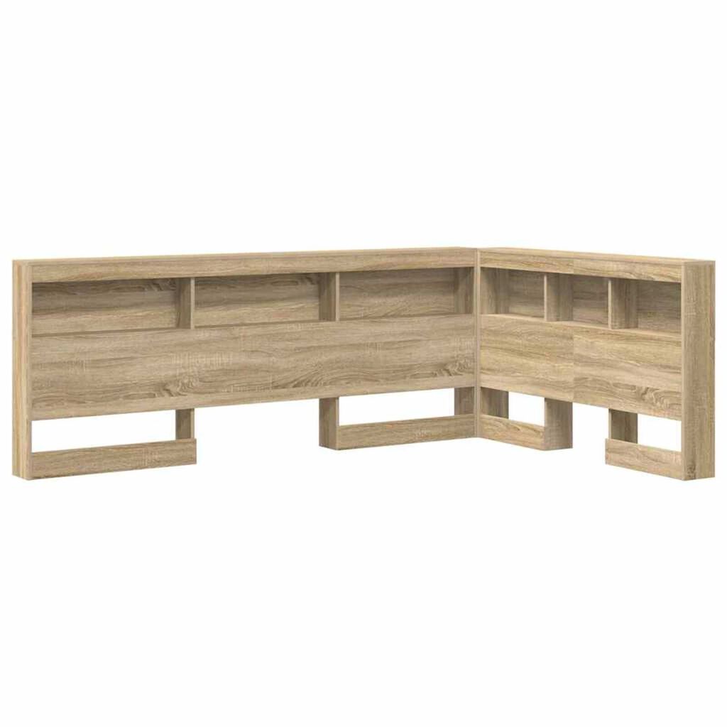 vidaXL Κεφαλάρι Αποθήκης με ράφι Sonoma Δρυς 120 cm Επεξεργασμένο ξύλο